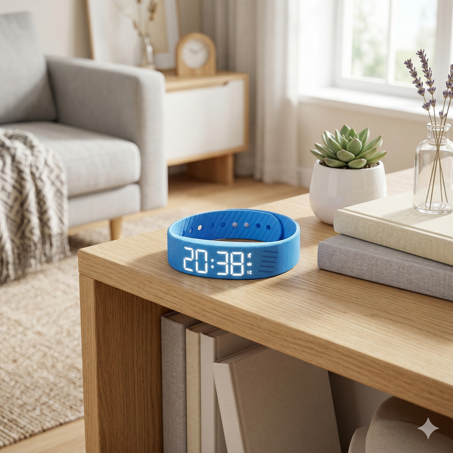 GentleWake™ Silent Vibration Wake-Up Alarm Band