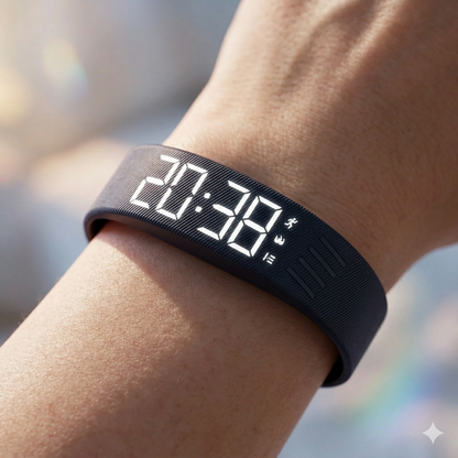 GentleWake™ Silent Vibration Wake-Up Alarm Band